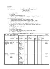 Thi kiểm tra giữa học kì I môn sinh học 8 thời gian 45 phút